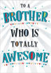 Picture of AWESOME BROTHER BIRTHDAY CARD